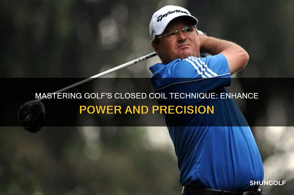 what is closed coil technique in golf