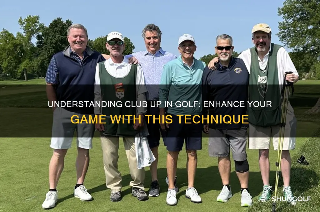 what is club up in golf