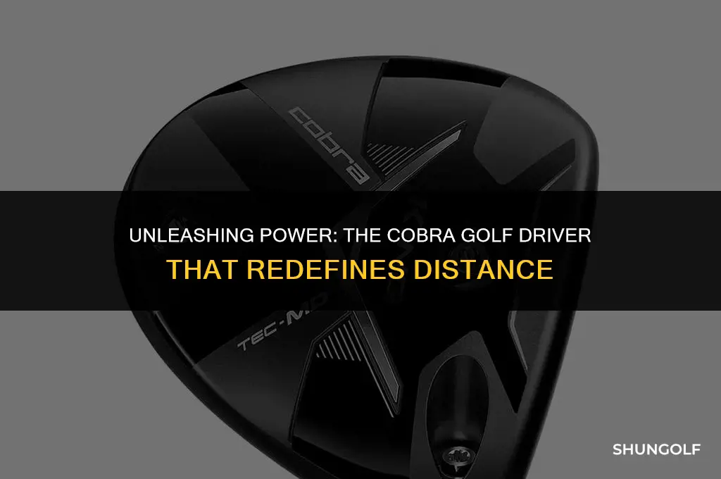 what is cobra golf longest driver