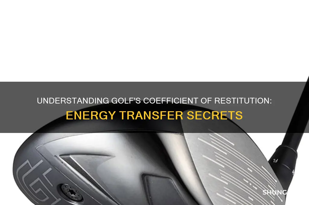 what is coefficient of restitution golf