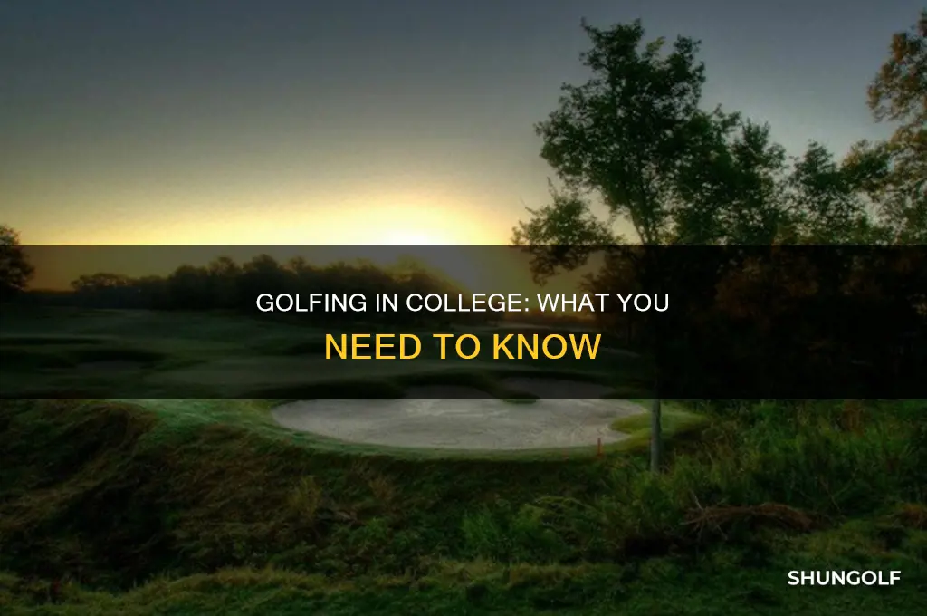 what is college golf