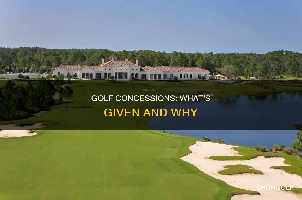 what is conceded in golf