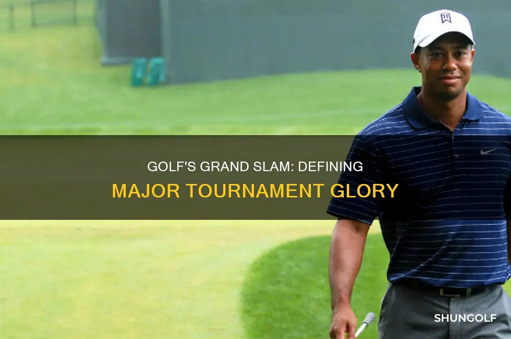 what is considered a golf major
