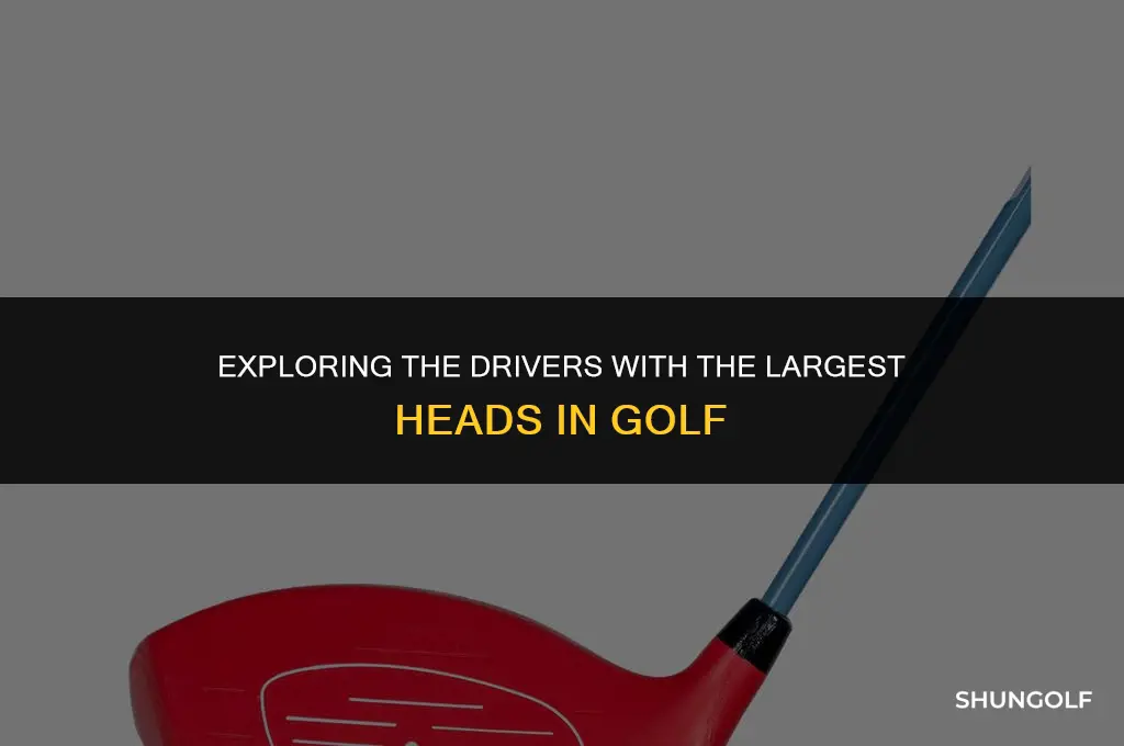 what is considered a large head driver in golf