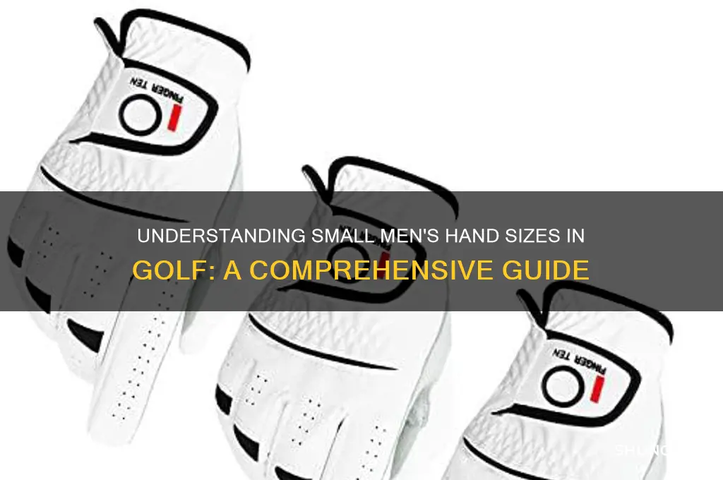 what is considered a small mens hand in golf