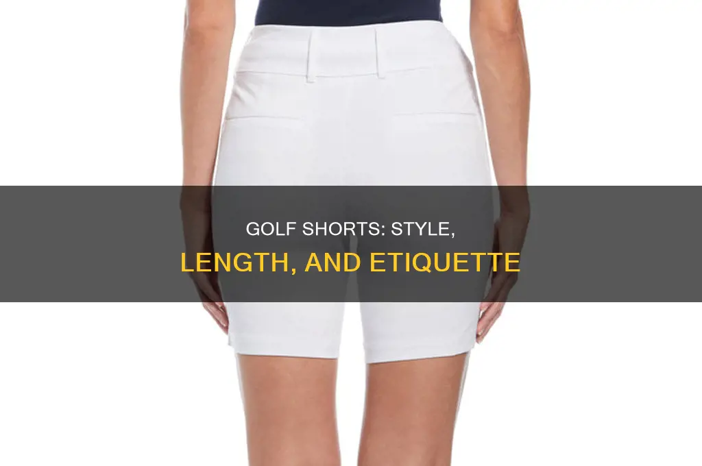 what is considered golf shorts