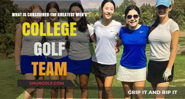 The Greatest Men's College Golf Team: A Legacy Unmatched