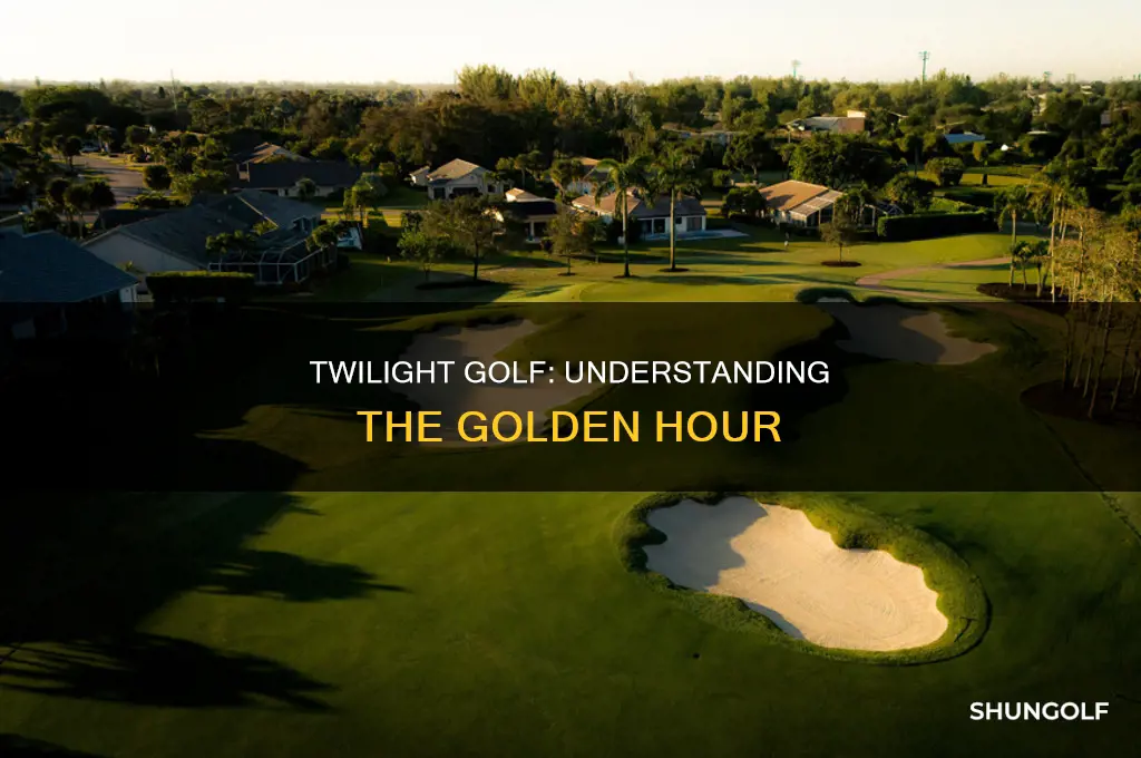 what is considered twilight golf