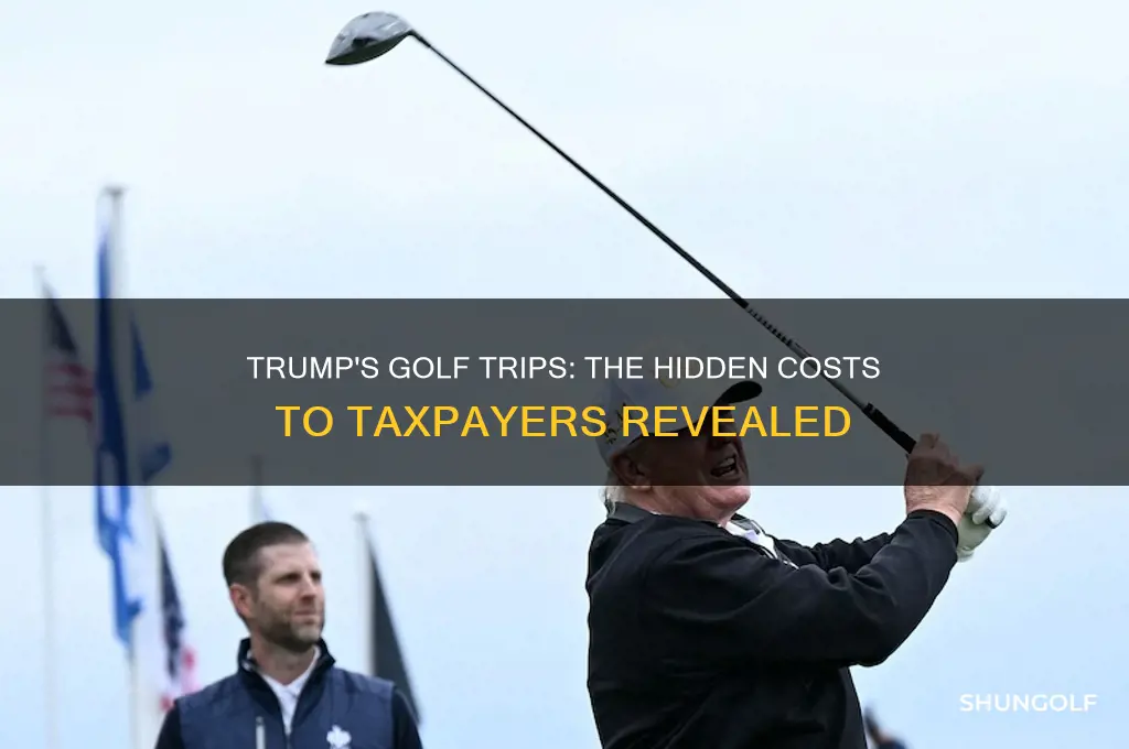 what is costs every time trump golfs