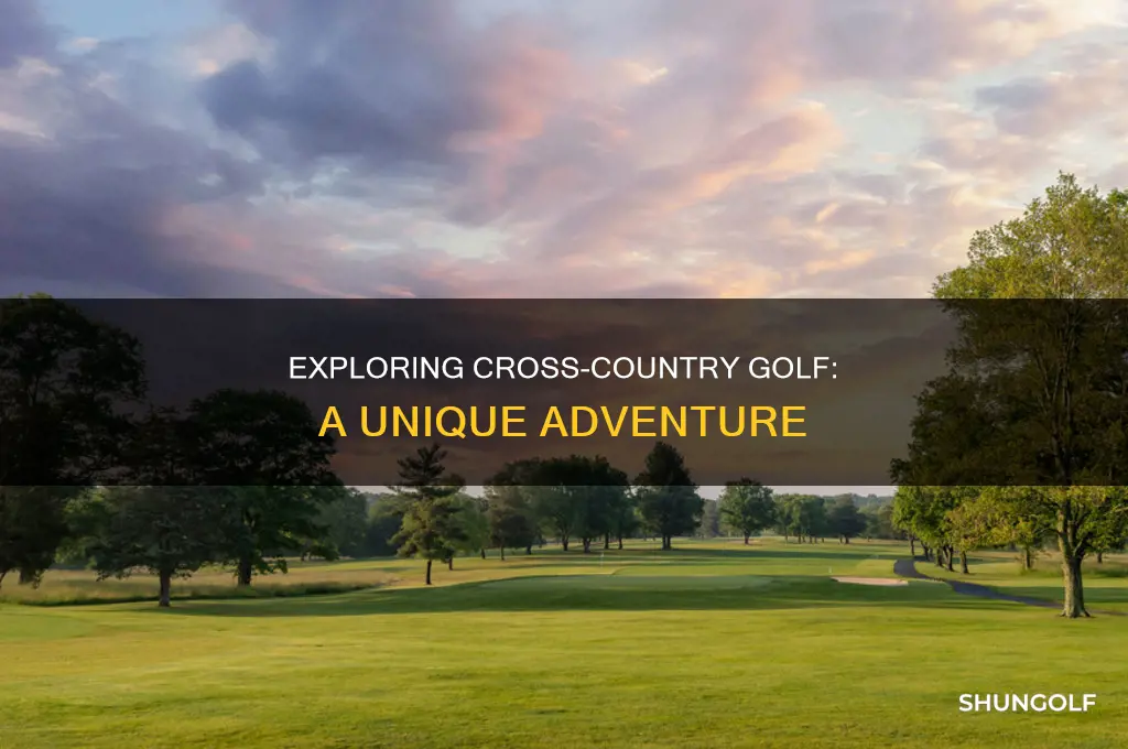 what is cross country golf