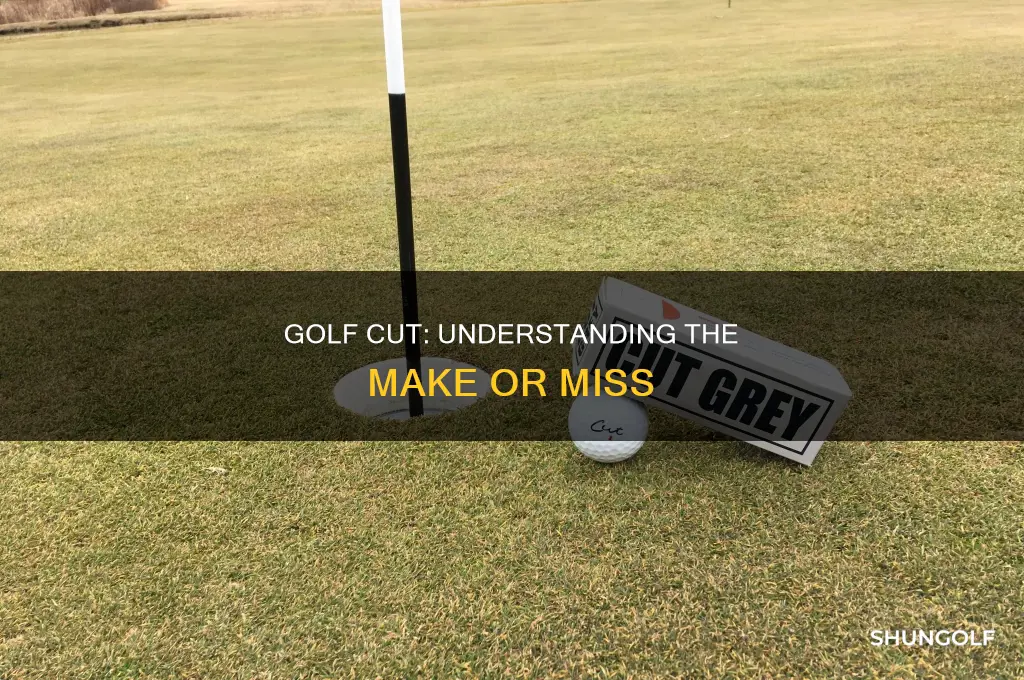 what is cut in golf