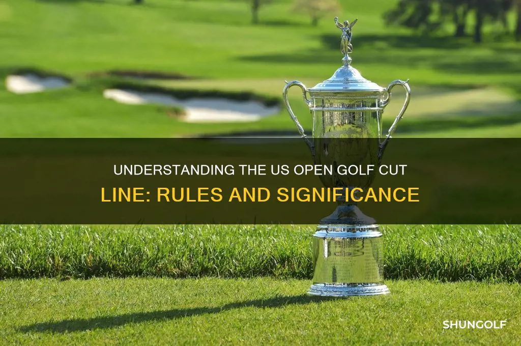 what is cut line for us open golf