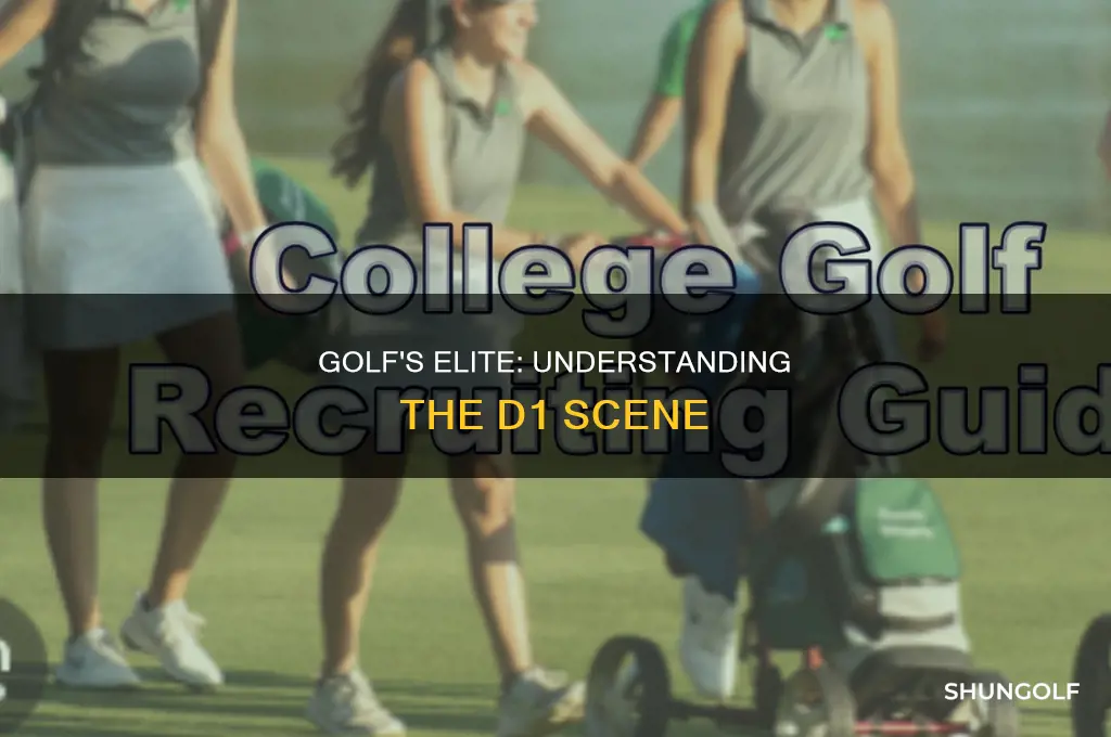 what is d1 golf