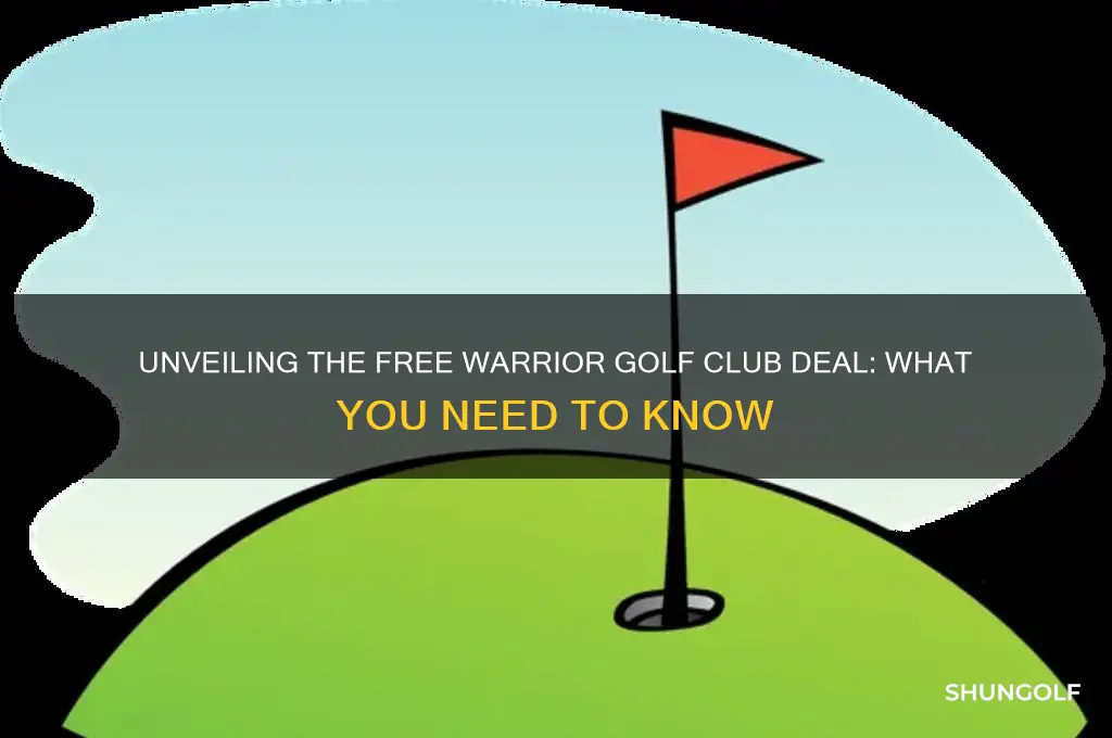 what is deal on free warrior golf club