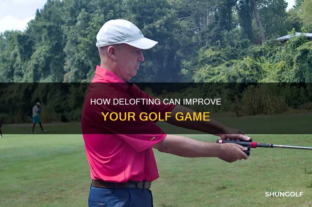 what is delofting in golf