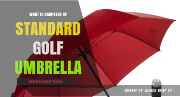 Standard Golf Umbrella Diameter: Size Guide for Maximum Coverage