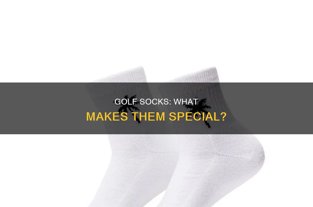 what is different about golf socks