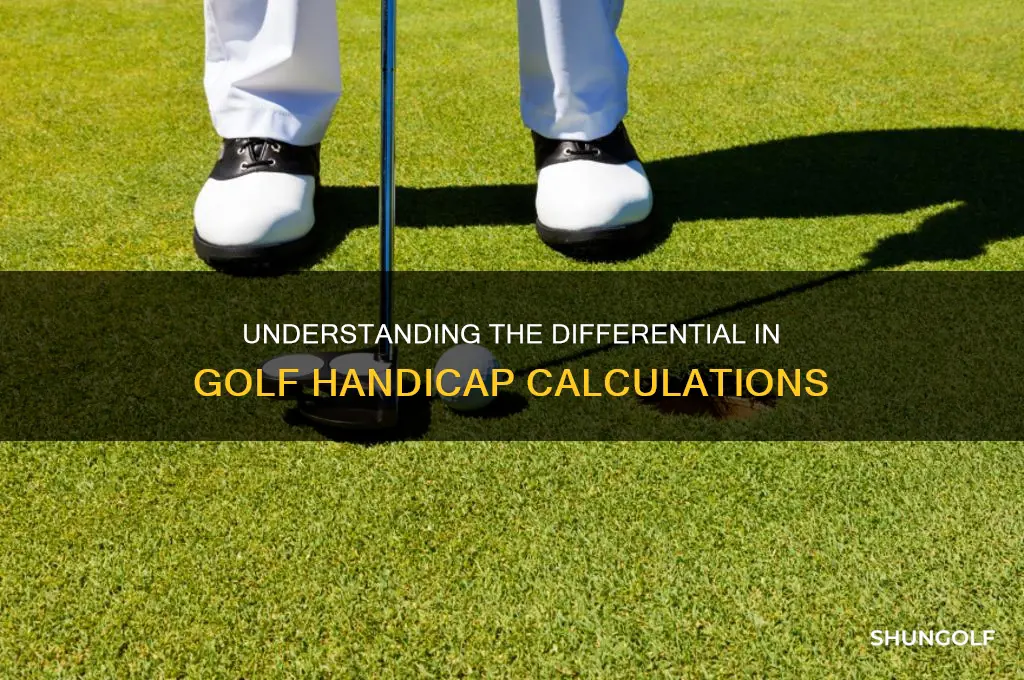what is differential in golf handicap