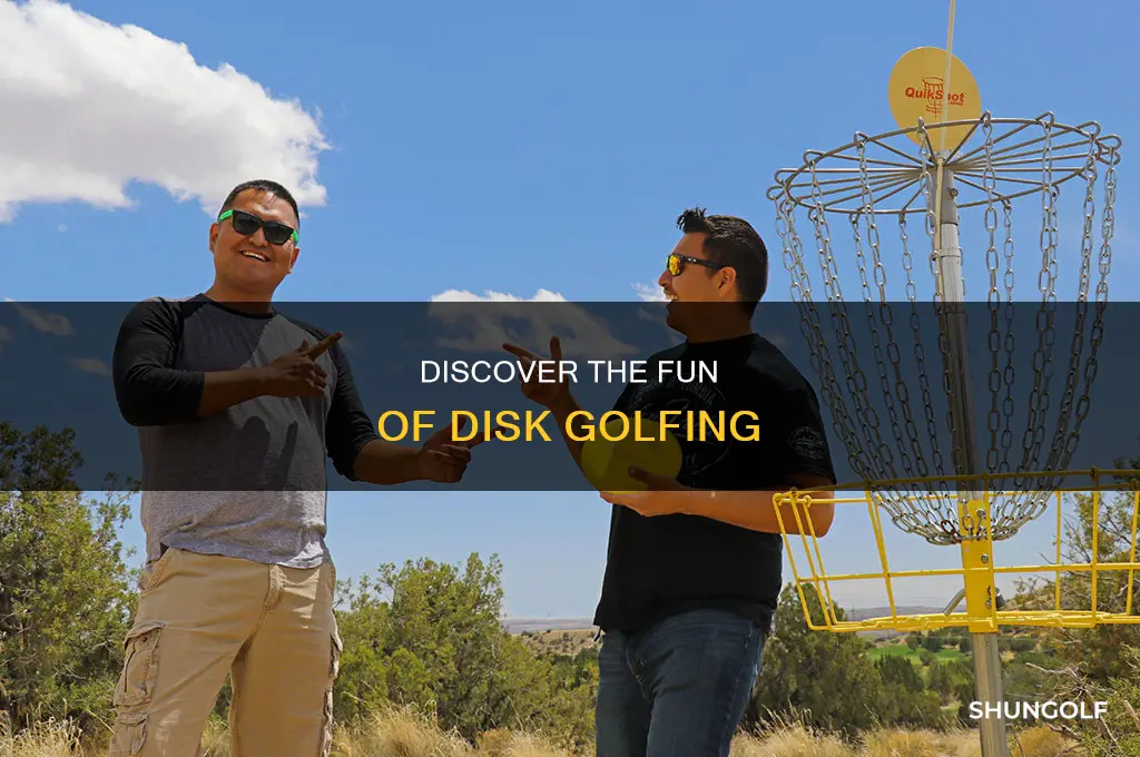 what is disk golfing
