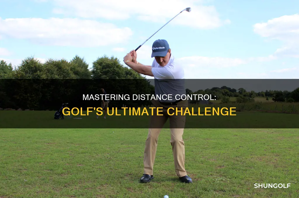 what is distance control in golf