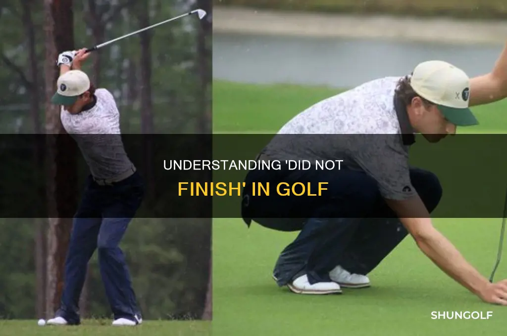 what is dnf in golf