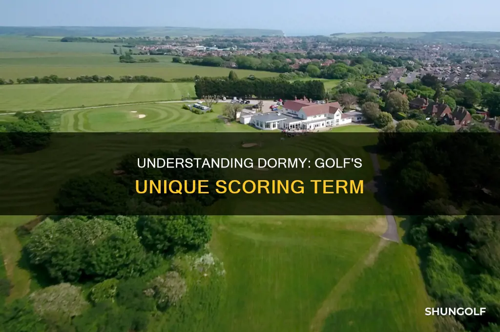 what is dormy in golf