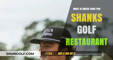Shanks Golf Restaurant Dress Code: What to Wear for a Stylish Round