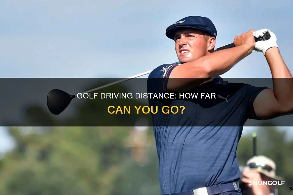 what is driving distance in golf