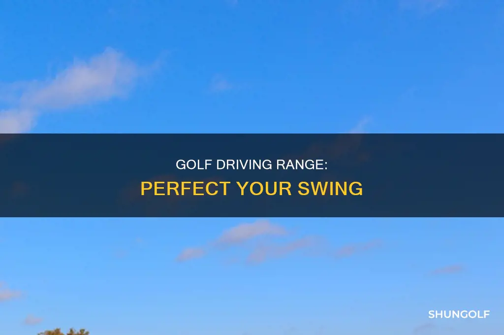 what is driving range golf