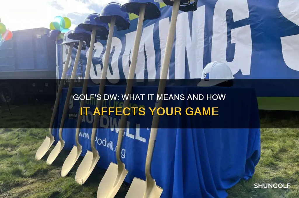 what is dw in golf