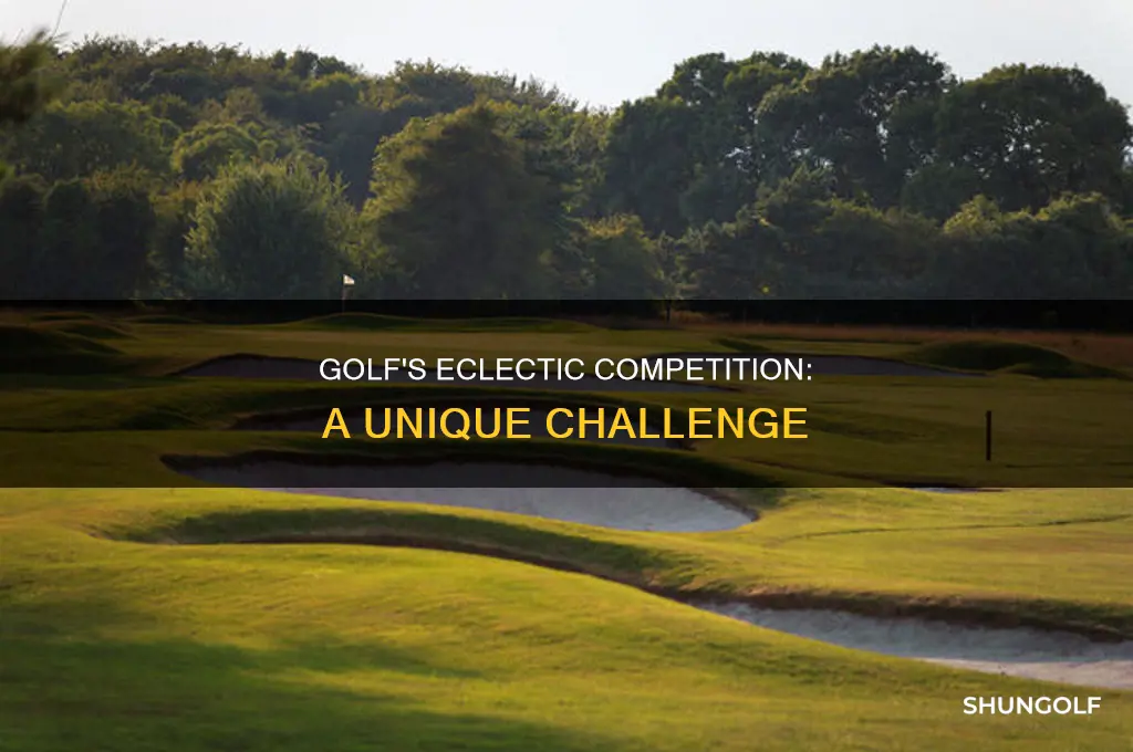 what is eclectic golf competition