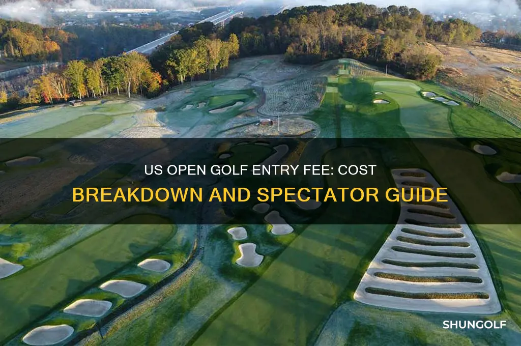 what is entry fee for us open golf