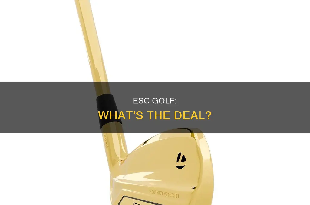 what is esc golf