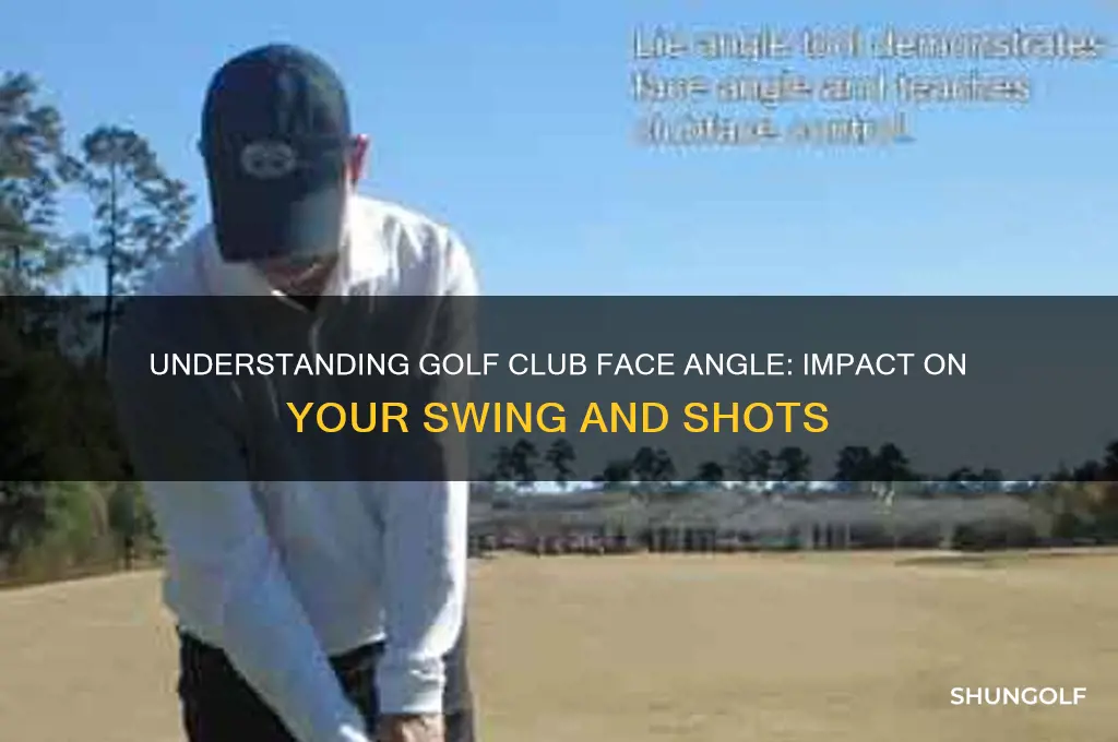 what is face angle on a golf club