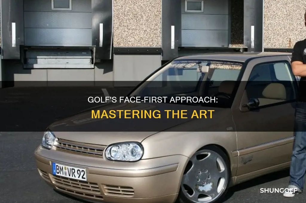 what is face first golf