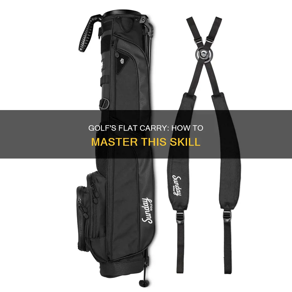 what is flat carry in golf