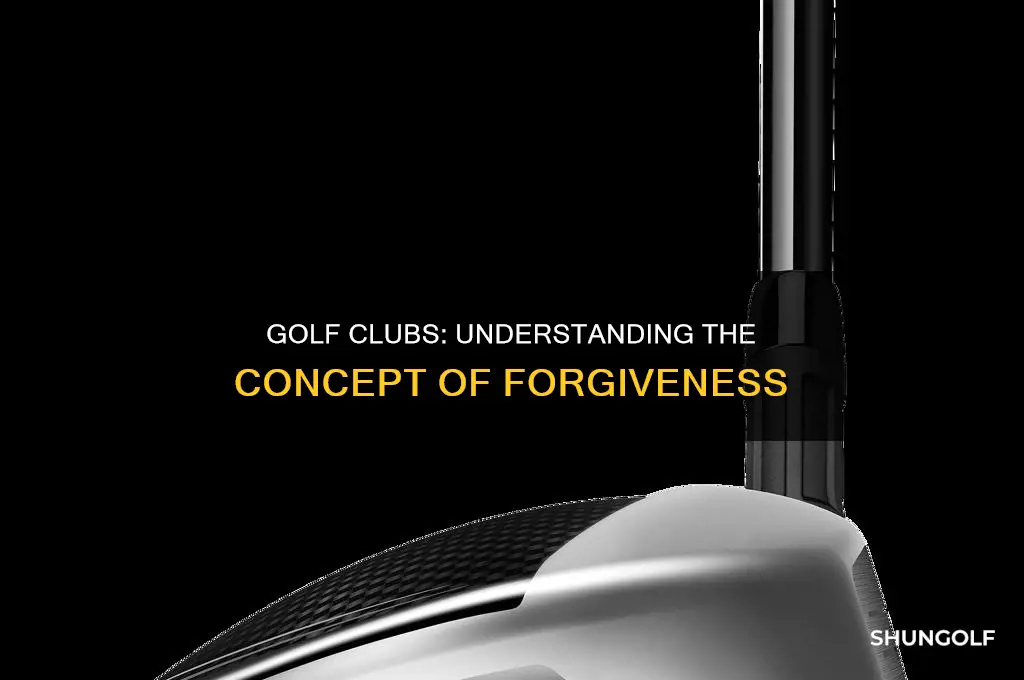 what is forgiving in golf