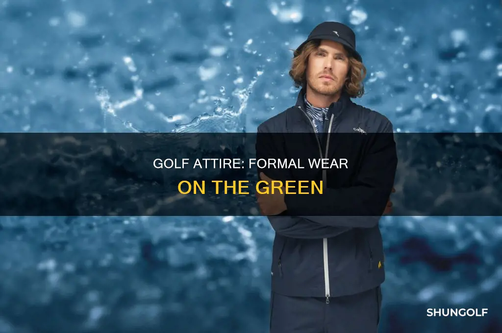 what is formal golf attire