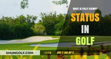 Understanding Fully Exempt Status in Golf: Benefits and Qualifications