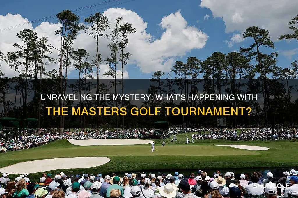 what is going with the master golf