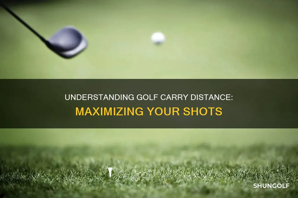what is golf carry distance