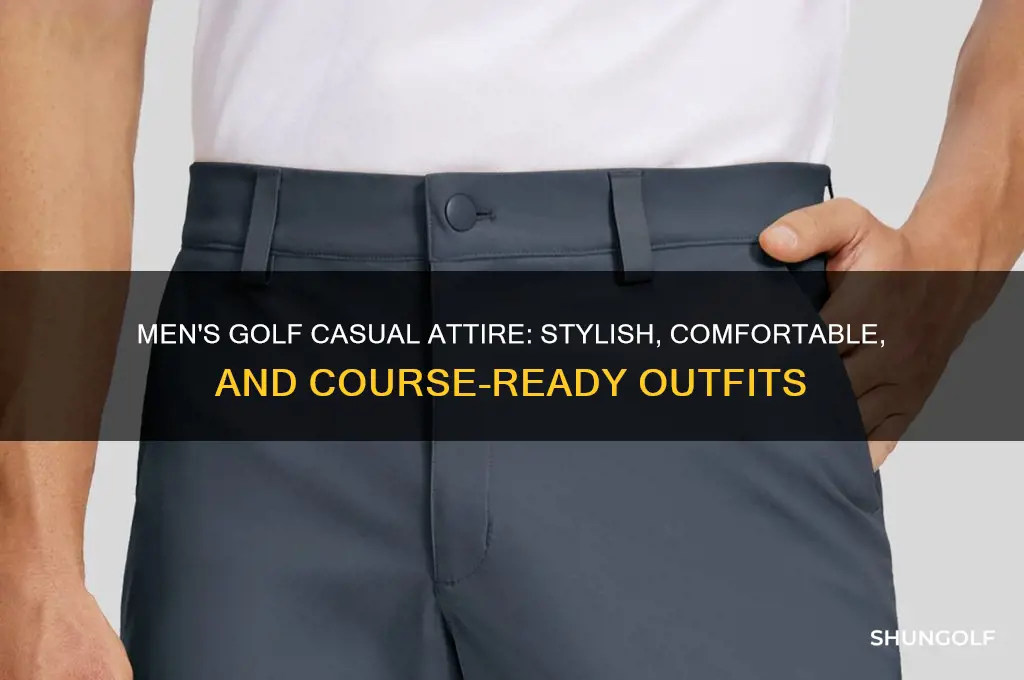 what is golf casual attire for men