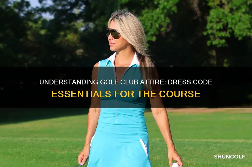 what is golf club attire