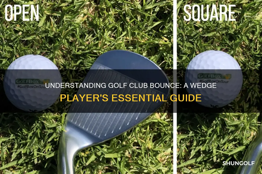 what is golf club bounce on wedges