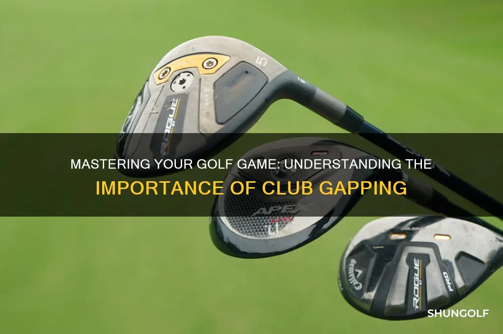 what is golf club gapping