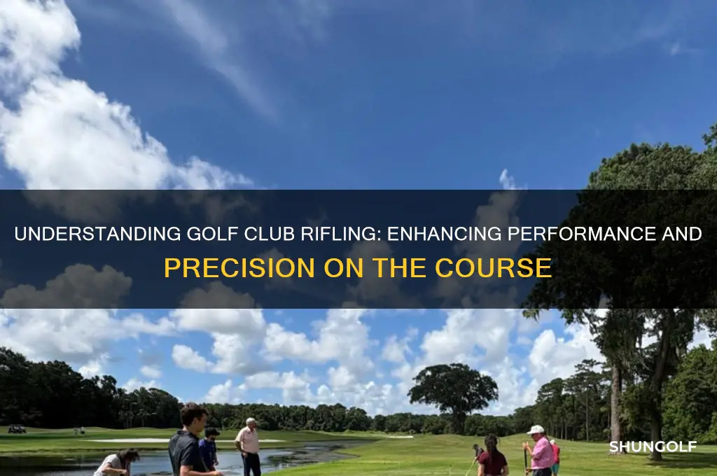 what is golf club rifling