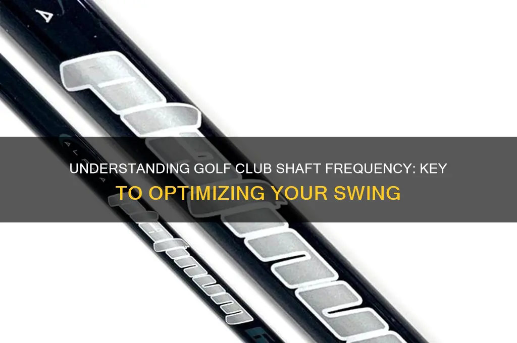 what is golf club shaft frequency