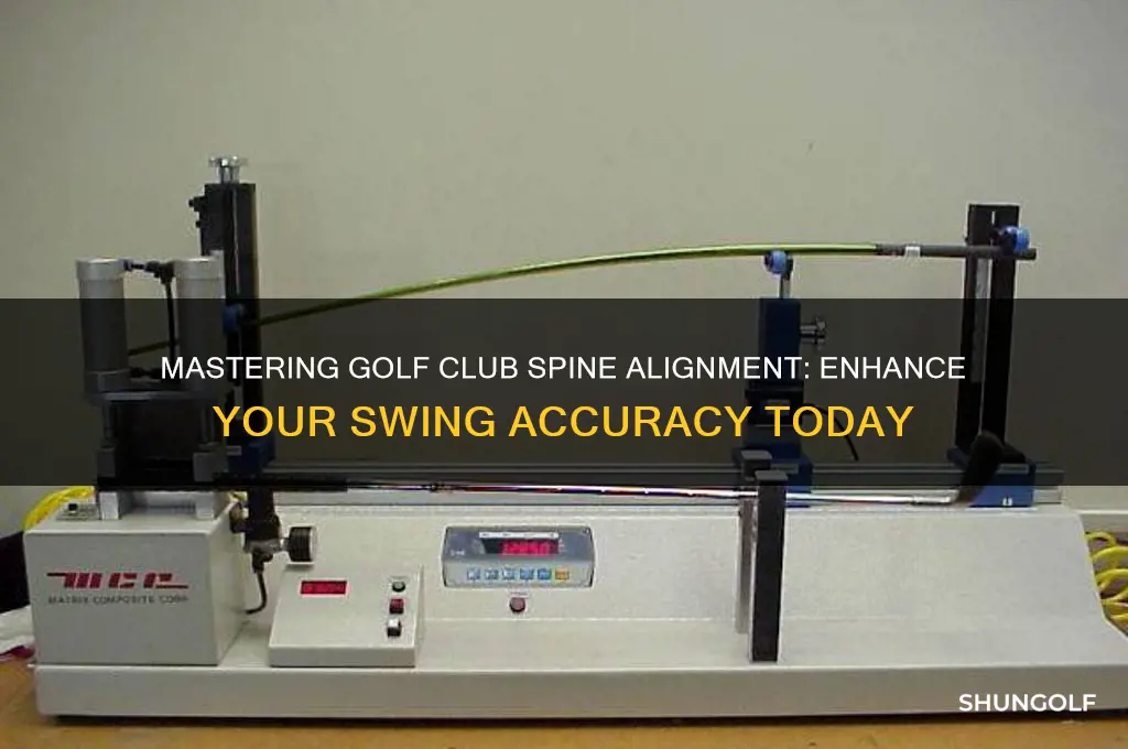 what is golf club spine alighnment