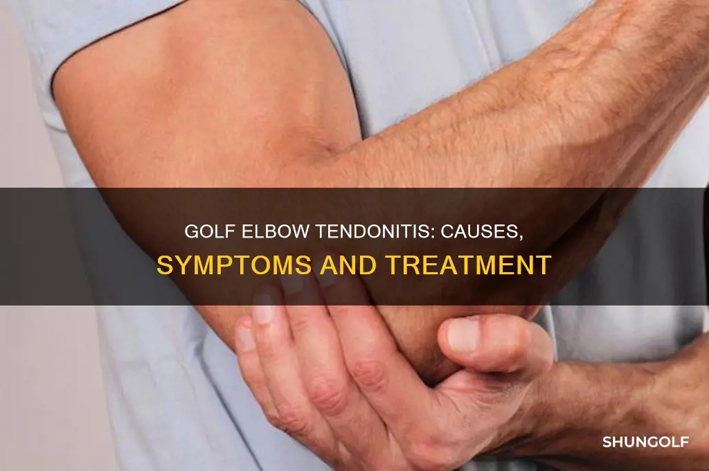 what is golf elbow tendonitis