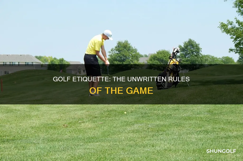 what is golf etiquette
